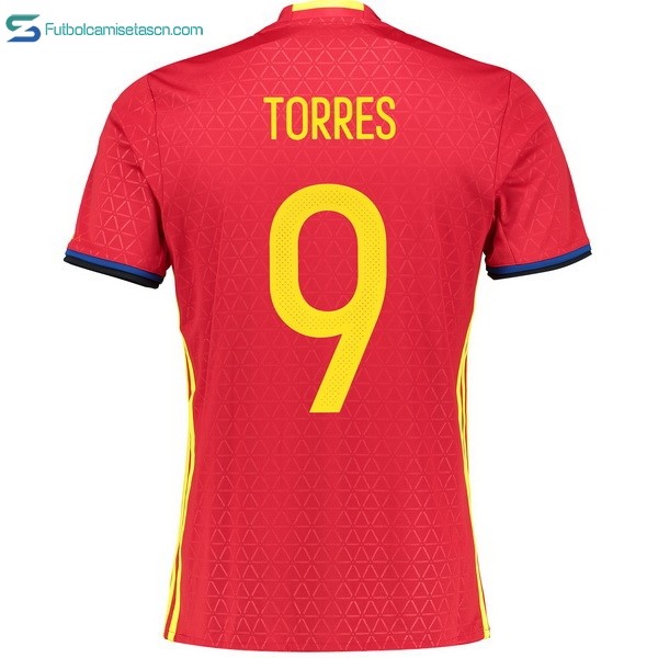 Camiseta España 1ª Torres 2016